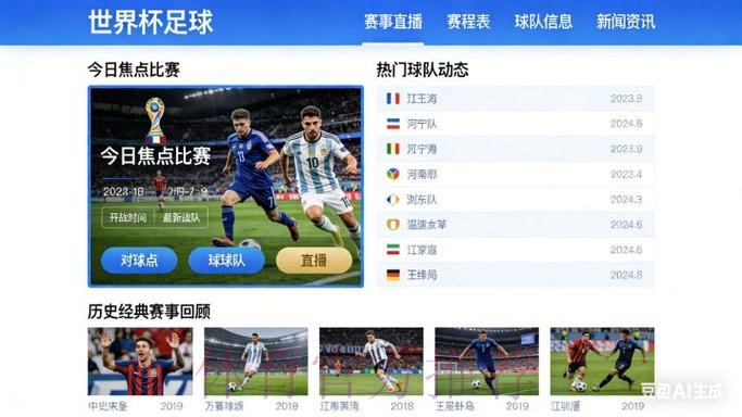 2026足球世界杯在线看直播平台推荐
